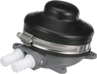 Whale GP4618 - Babyfoot Manual Freshwater Galley Pump, Connects to ½-Inch Flexible Hose, 2.2 GPM Max Flow Rate Black