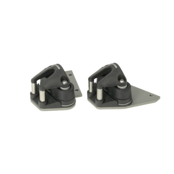 Barton 24114 - End Fitting Cleat Plate Pair Size 2 – 70° Angle to Track, Traveller System Component