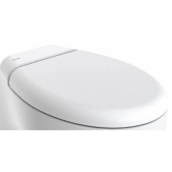 Tecma T-278TB - Silence Plus Toilet White Thermosetting Plastic Seat and Cover