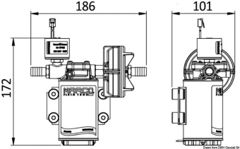 Osculati 16.081.03 - Marco Electr.Oper. Autom. Fresh with Pump 2.5bar15l/m