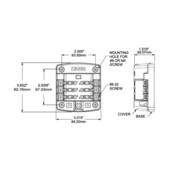 Blue Sea Fuse Block ST Blade ATO/ATC Circuits 12