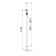 Osculati 15.480.20 - Shower telescopic rod 1025 - 1910 mm