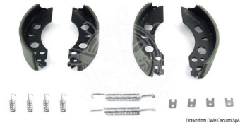 Osculati 02.035.11- Brake kit for trailer Knott 20-2425/1 200x50
