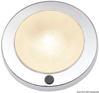 Osculati 13.833.01 - Saturn Recesless Ceiling Light White ABS