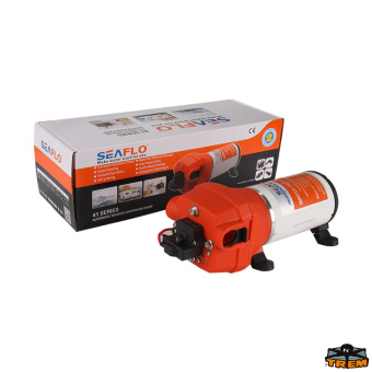 Trem P1624017 - 4-Diaphragm Self-Priming Fresh Water Pump Long Version 24V Flow 17 Lt/Min
