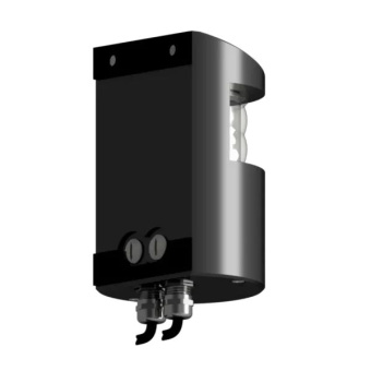 Lopolight 300-039-B-CD - Navigation Light 5NM 225° White, Masthead, Double, Black Anodized