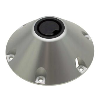 Flush-Mount Aluminium Base 9" Satin