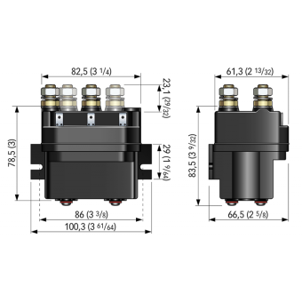 Quick FTT641524000B00 - T6415 Contactor Units 4 Terminals 3500 Watt - 24 Volt