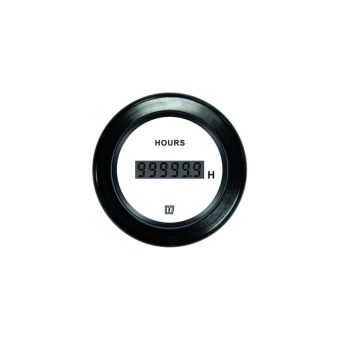 Vetus HOURCW - Hour Meter 12/24 V, White Sheet