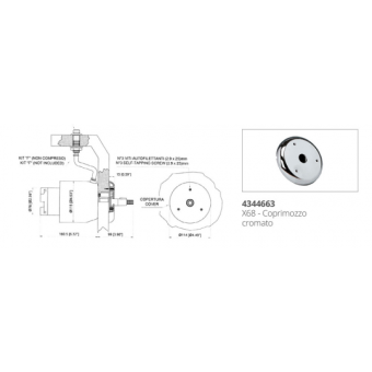 Ultraflex Rear Mount Helm Pump UP33R