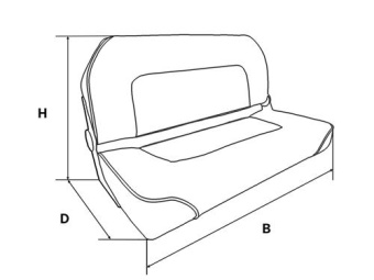 Hollex Steering Bench Twin Star Cream/Light Gray