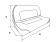 Hollex Steering Bench Twin Star Cream/Light Gray