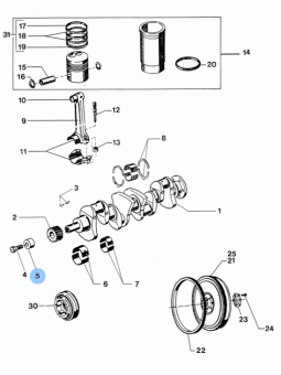 Vetus STM2132 - Spacer