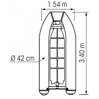 Plastimo Tender Yacht Aluminium Hull ALUMX-310/0RABD