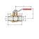 Guidi Ball Valve 1 1/2" Female-Male