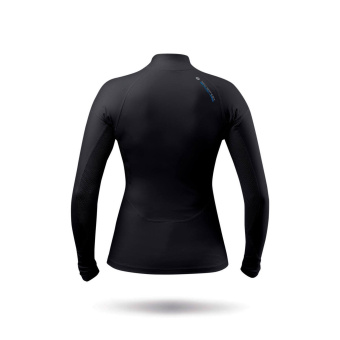 Plastimo 70844 - Eco Spandex Long Sleeve Top For Women Black Size XS