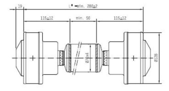 Aquadrive Shaft Coupling Extended CV21