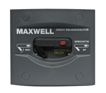 Maxwell Automatic Marine Circuit Breaker & Battery Isolator Panel 40A–135A