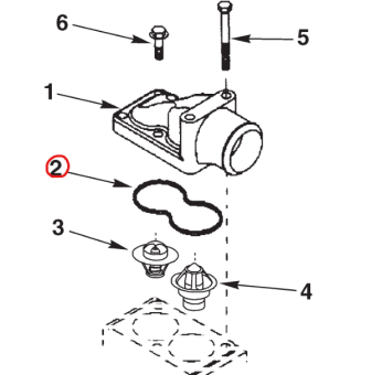 Northern Lights R136151 - SEAL,THERMOSTAT COVER