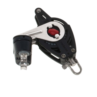 Allpa Aluminum Single Ball Bearing Ratchet-Block (With Cleat & Swivel) 10mm
