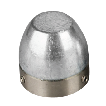 Tecnoseal Zinc Bosvik Propeller Anodes with Stainless Steel Ring, Shaft Ø20–50 mm