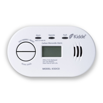 Kidde 809-152028 - CO Detector Compact 4.5V, Digital Display