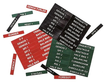 Antal Set Of 54 Indication Stickers (English) (For Cam 611)