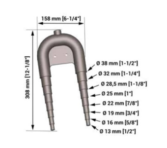Nanni Diesel QCY01338AP – Syphon Breaker Ø13–38 mm