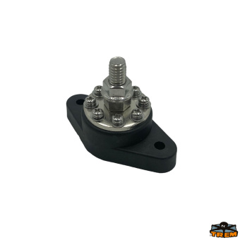 Trem L0663202 - Multi Cable Connector 1xM10 8xM4 Black
