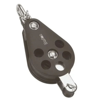 Barton N02130 - Size 2 35mm Plain Bearing Pulley Block Single Swivel (50 pcs)