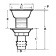Stainless Steel Straight Tank’s Vent For Hose 16 mm