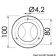 Osculati 13.448.10 - Retractable Aurora deck lamp round bezel