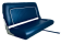 Allpa Folding Bench 'Coach De Luxe Twin', Navy; Dim. 51x94x44cm