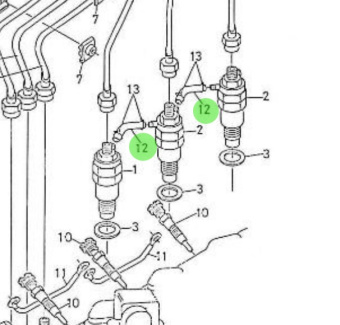 Nanni Diesel 970304148 - Injection System Pipe for 3.90HE Engines