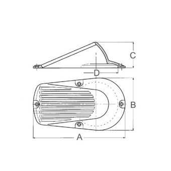 Guidi Bronze Scoop 1/2"