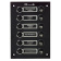 Euromarine Waterproof Electrical Panel - 6 Positions - Black