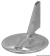 Osculati 43.270.01 - Aluminium fin anode rightward bend 100/220 HP