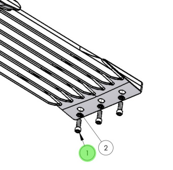 Alamarin Jet R01120352 - M12 Hex Socket Screw for Jet-340 Water Jets