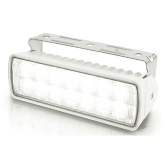 Hella Sea Hawk XLR LED 9-33V - Spreadlight, White Light, White Housing