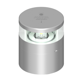 Lopolight 300-136 - Navigation Light 6NM 225° White, Masthead, Horizontal Mount, Silver Anodized