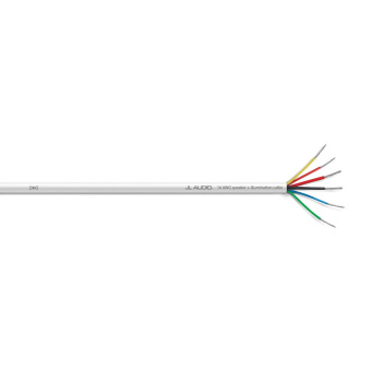 JL Audio 010-13422-00 - 6-Core Marine Audio Cable - 2x16 AWG + 4x20 AWG (7.6 m)
