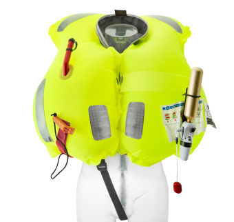 Besto 20427673 - Life Jacket Comfort Fit Pro 300N Auto Harness Ice-Blue/Black