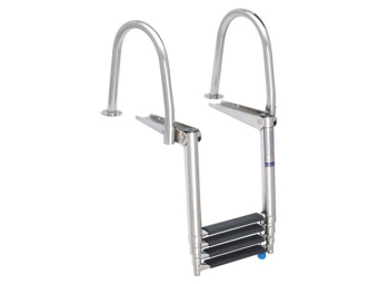 Talamex Swim Ladder Telescopic And Fold Up Including Handgrips Stainless Steel 4 Step