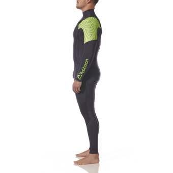 Plastimo P203232 - Performance 3/2mm Neoprene Suit - FC Men's Grey/Blue/Yellow Size L