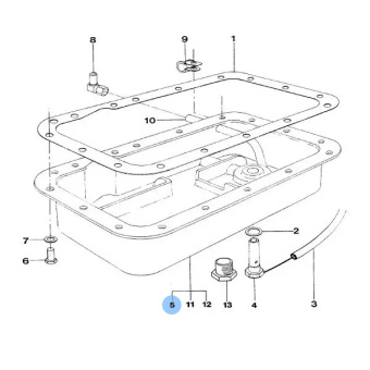 Vetus STM2804 - Oil Sump M4.14