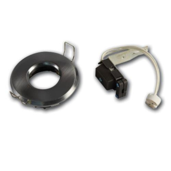 Hollex Fixture MR16 Satin Chrome IP65 10–30V Recessed Ø65–72