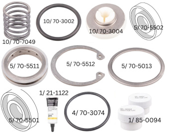 Parker 70-7518 Collector Overhaul Kit for 5P70 Pump