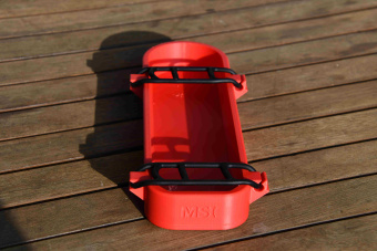 Humminbird TFA Transducer Protective Cover For Helix+Solix MSI Transducer, Red
