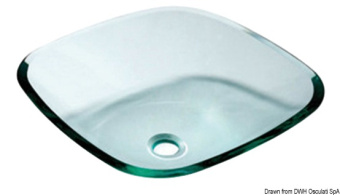 Osculati 50.189.33 - Glas Square Sink Rounded Edges 420 x 420 mm