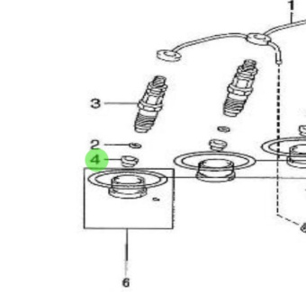 Nanni Diesel 970312311 - Injector Seat for Injection Nozzle